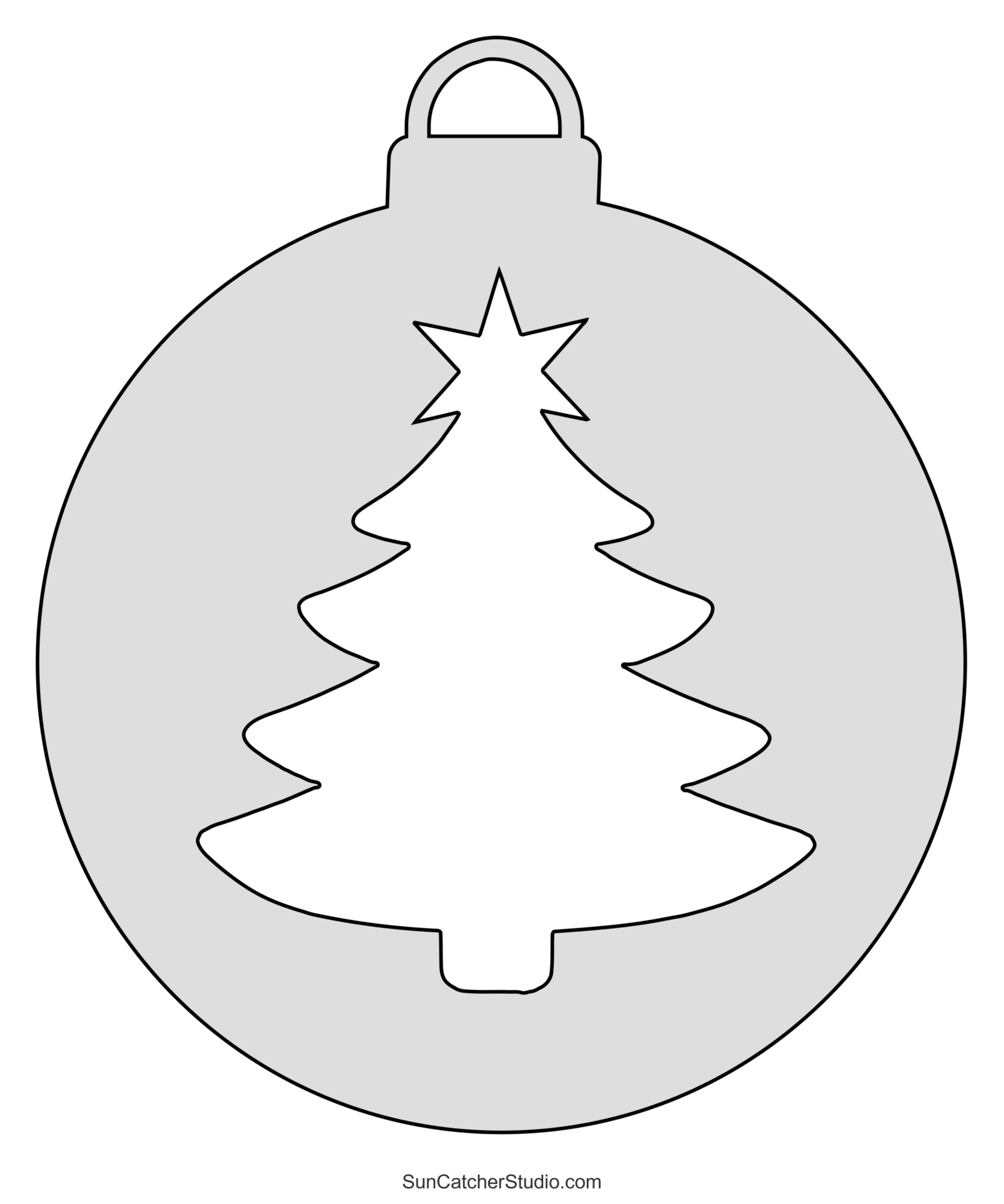 diy christmas ornament patterns, templates, stencils – free